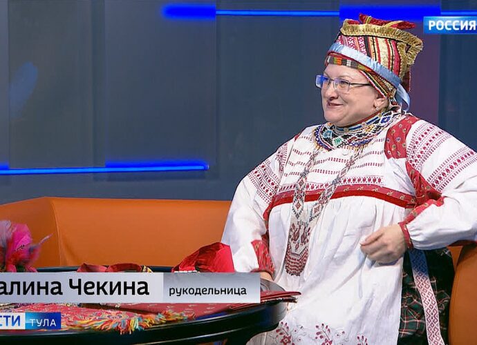 Тульская рукодельница Галина Чекина рассказала, как создается костюм
