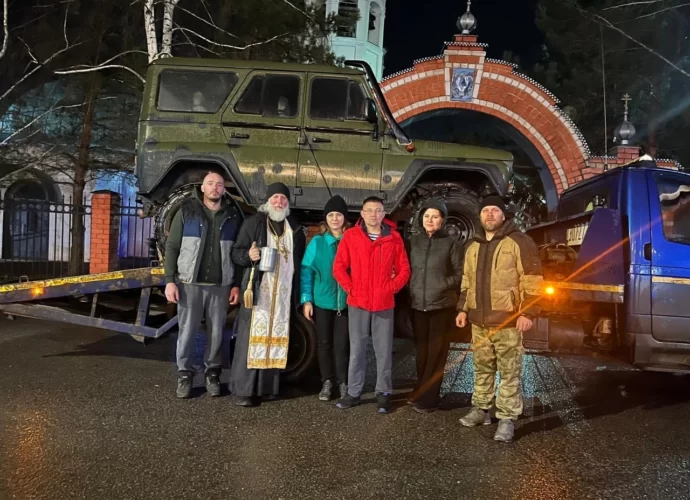 Семья из Венёва отправила на СВО личный УАЗик