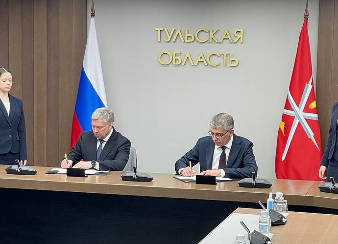 Главы Тульской и Ульяновской областей подписали соглашение о сотрудничестве
