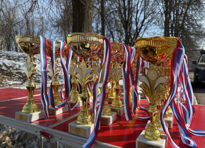 Тульские спортсмены разыграли медали на Первенстве области по зимнему велокроссу