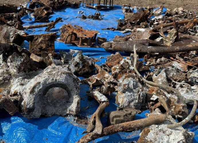 Судебные приставы нашли в Орловской области фрагменты истребителя ЛА-5