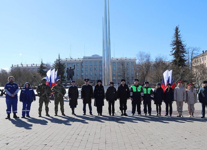 Тульские полицейские присоединились ко Всероссийскому флешмобу «С нами Победа!»