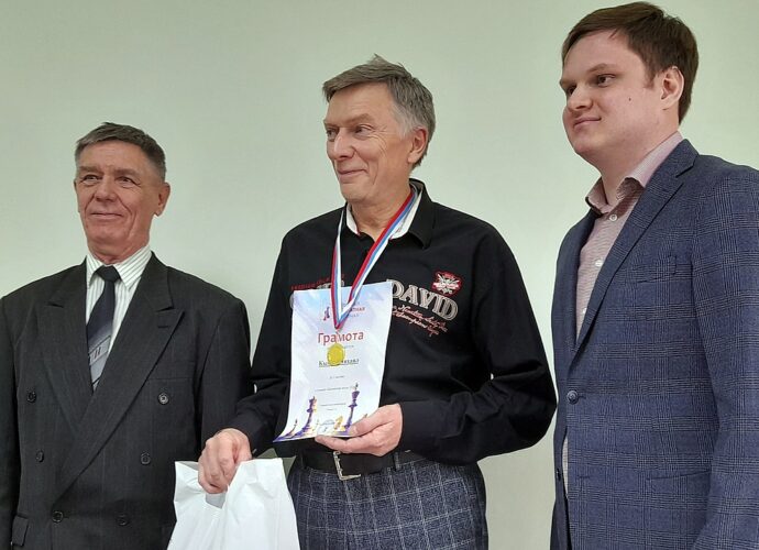 В Туле названы победители чемпионата «Шахматный пенсионер»
