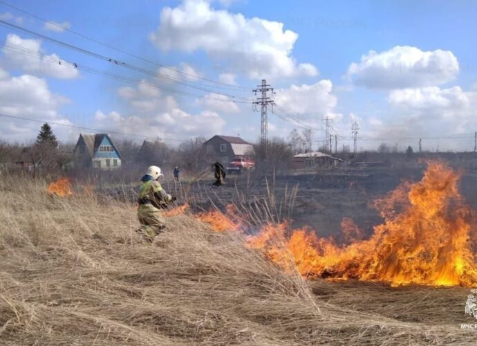 В период с 25 по 28 апреля в большинстве районов Тульской области будет сохраняться высокая степень пожарной опасности (4 класс).