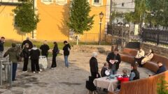 В Ночь музеев туляки посидели за 40-литровым самоваром В Ночь музеев туляки посидели за 40-литровым самоваром