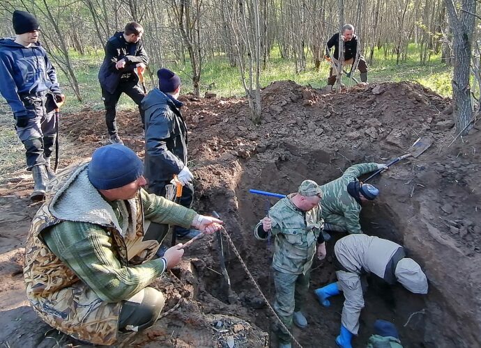 Отряды «Тульского Искателя» обнаружили останки 15 советских воинов