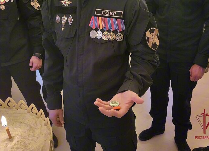 Сотрудники тульского СОБР приняли участие в проекте Росгвардии «Наследие Победы»