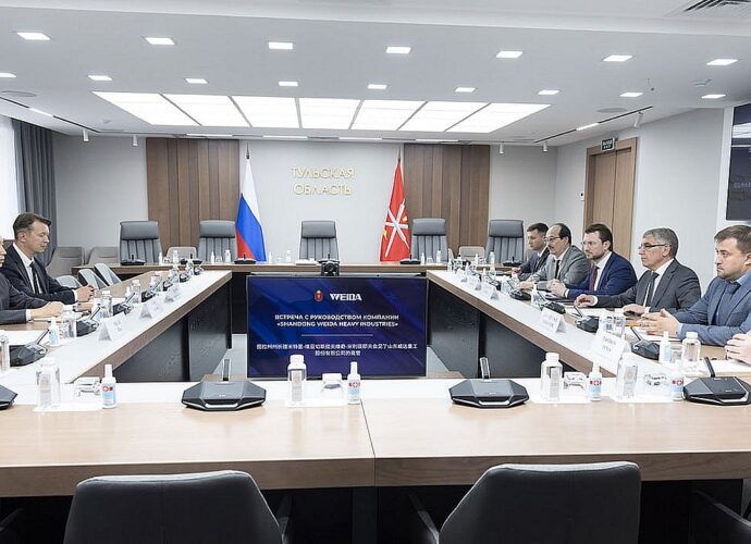 Представители китайской компании «Вейда» посетили Тульскую область