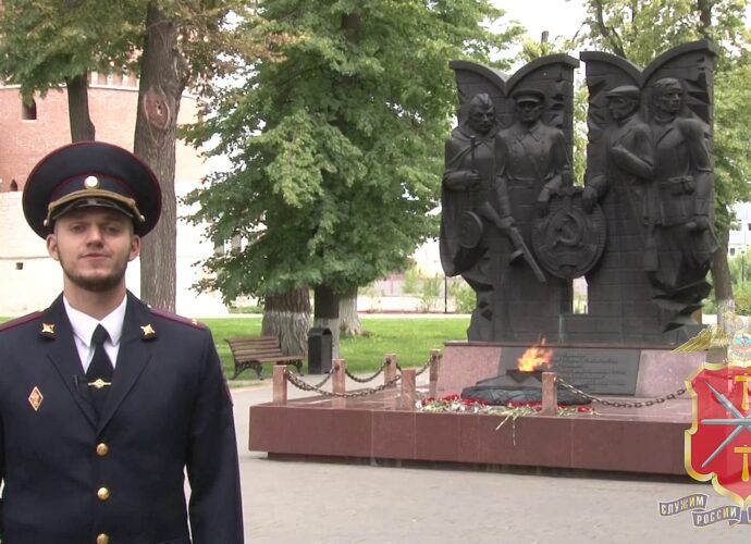 Тульские полицейские рассказали о роли 156-го полка НКВД в Победе