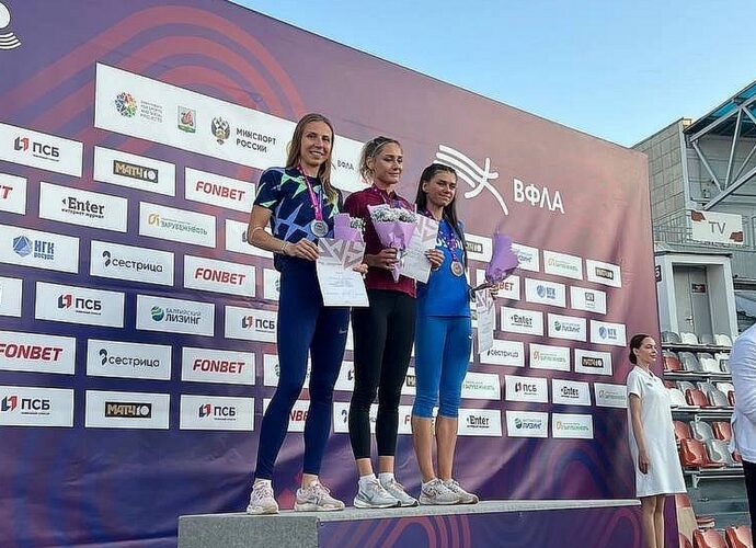 Екатерина Реньжина - серебряный призёр чемпионата России