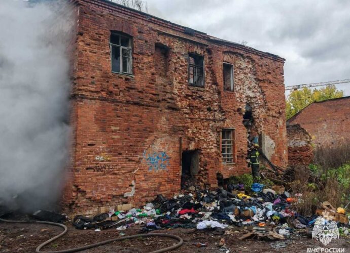 В Туле потушен пожар в доме культурного наследия