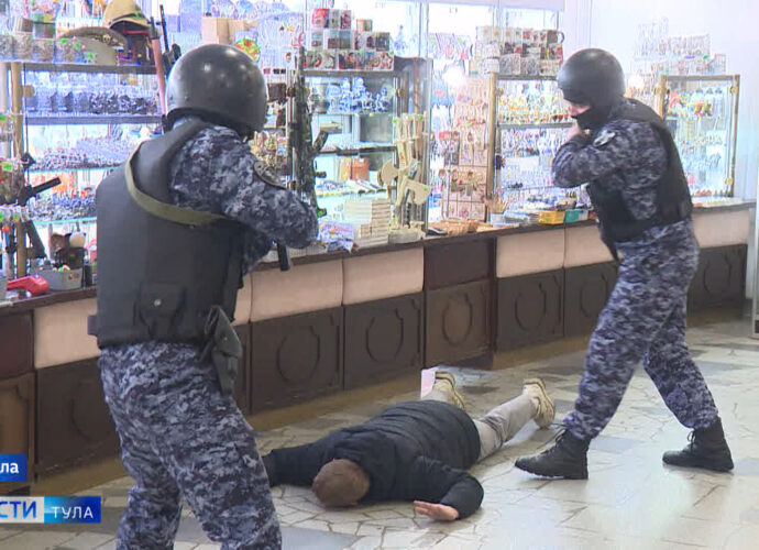 В тульском «Шлеме» задержали «дебошира»