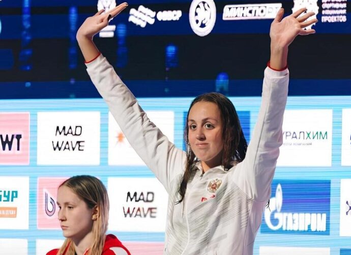 Тульская пловчиха – двукратный призёр чемпионата России