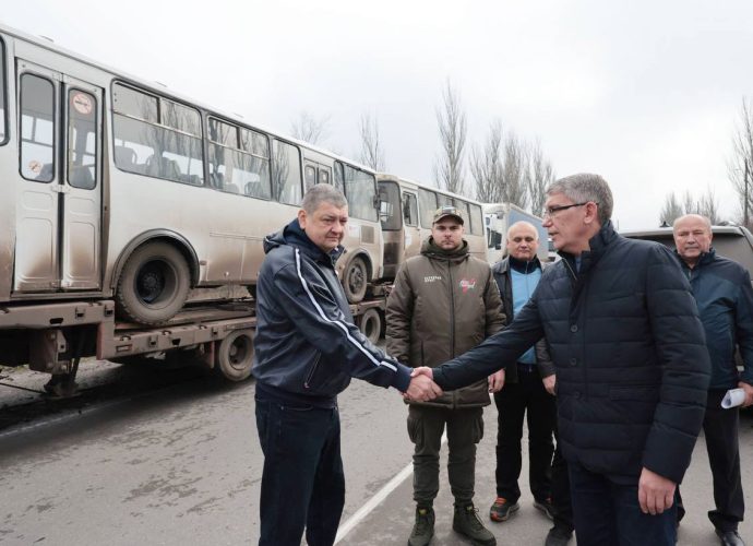 Дмитрий Миляев поблагодарил всех участников гуманитарного конвоя в новые регионы