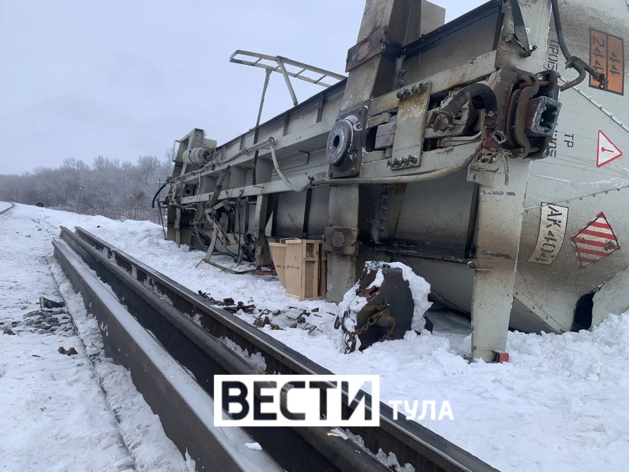 ВИДЕО с места ночной аварии на перегоне Жданка — Товарково