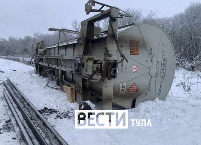 ВИДЕО с места ночной аварии на перегоне Жданка — Товарково