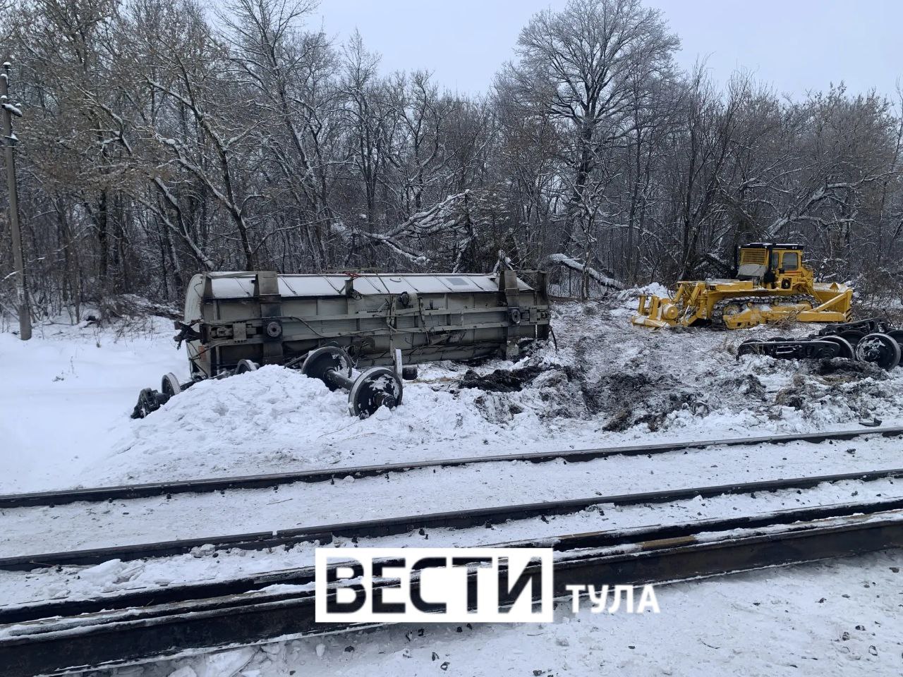 ВИДЕО с места ночной аварии на перегоне Жданка — Товарково