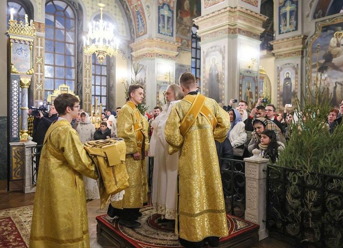 Праздничные богослужения прошли во всех православных храмах Тульской области
