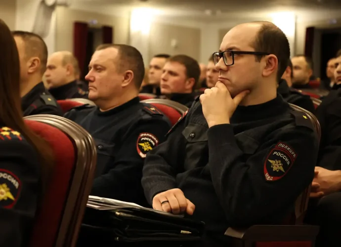 В Туле полицейские подвели итоги работы за 2025 год и поставили задачи на буду