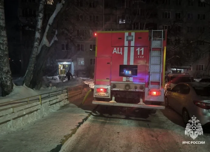 Пожар в квартире на улице Октябрьской унёс жизни женщины и ребёнка