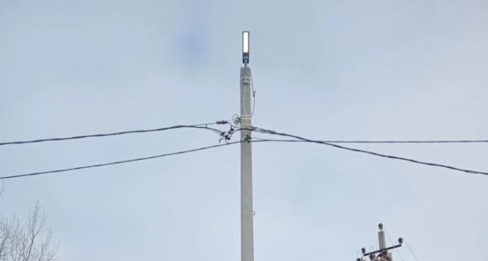 В населенных пунктах Большой Тулы продолжают обустраивать уличное освещение.
