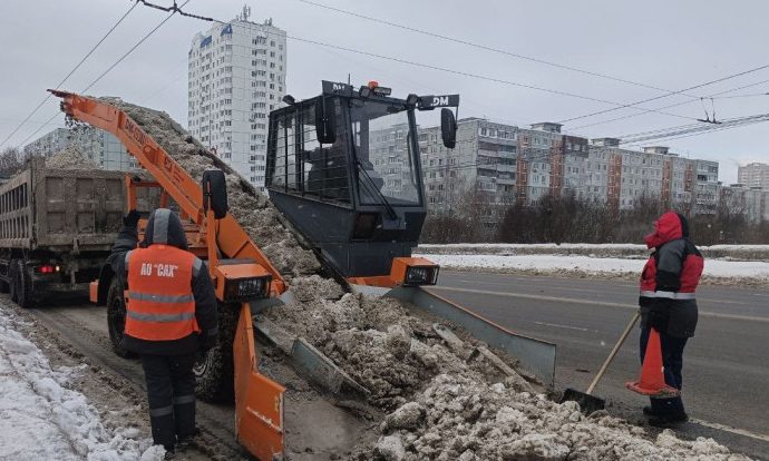 За сутки, 9 февраля, с улиц Тулы вывезено более 7,5 тысяч кубометров снега.