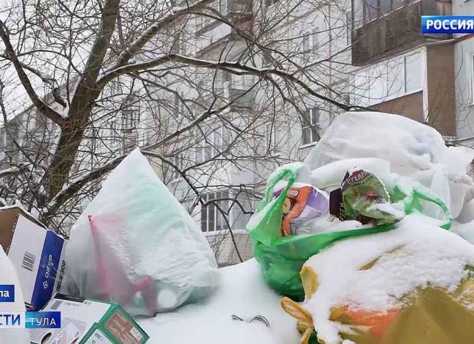 Жители Тульской области стали чаще жаловаться на вывоз мусора
