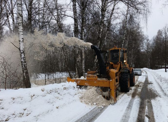 Коммунальные службы Тулы за сутки вывезли почти 9 тысяч кубометров снега