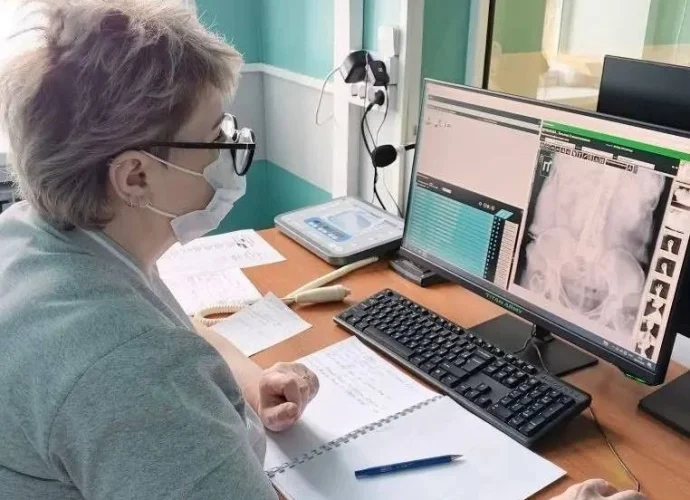В Воловской поликлинике заработал новый цифровой рентген-аппарат