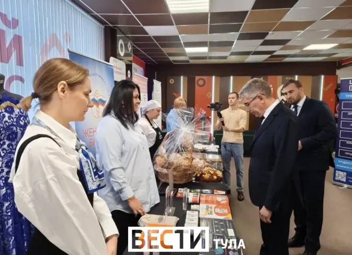Дмитрий Миляев встретился с тульскими женщинами-предпринимателями