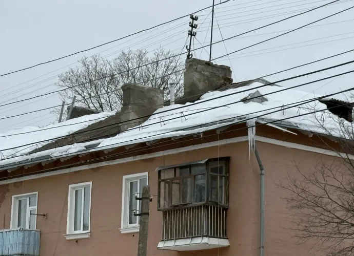 Обрушение крыши на улице Шухова в Туле оказалось иллюзией