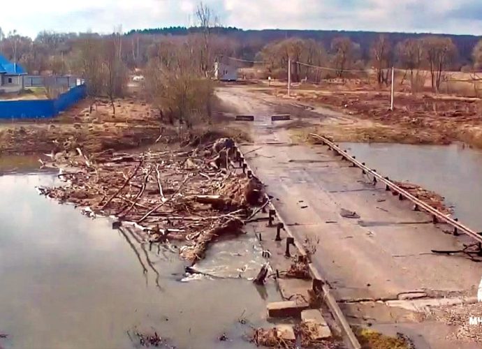 Ещё 4 низководных моста вышли из-под воды в Тульской области