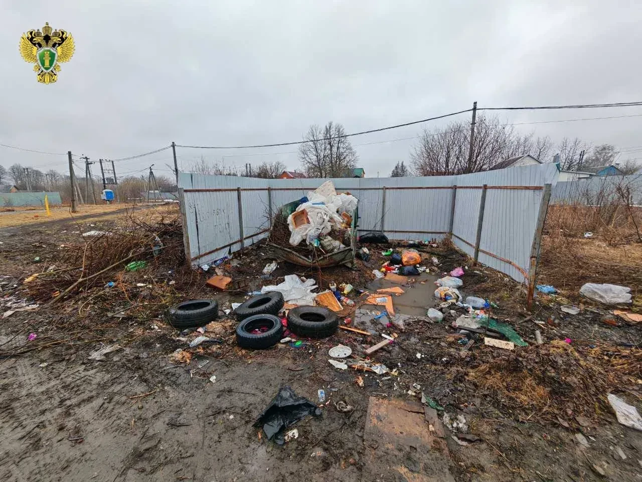 В Воловском районе жители пожаловались на свалку у контейнерной площадки - прокуратура заставила администрацию навести порядок