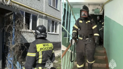 В Ефремове пожарные спасли 14-летнюю девочку из задымлённой квартиры