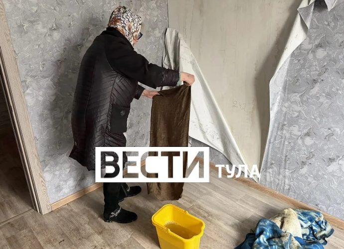 В Новомосковске залило квартиру, ранее поврежденную обломками БПЛА