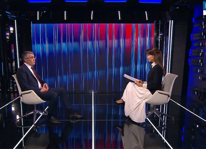 Дмитрий Миляев дал большое интервью на канале «Россия 24»