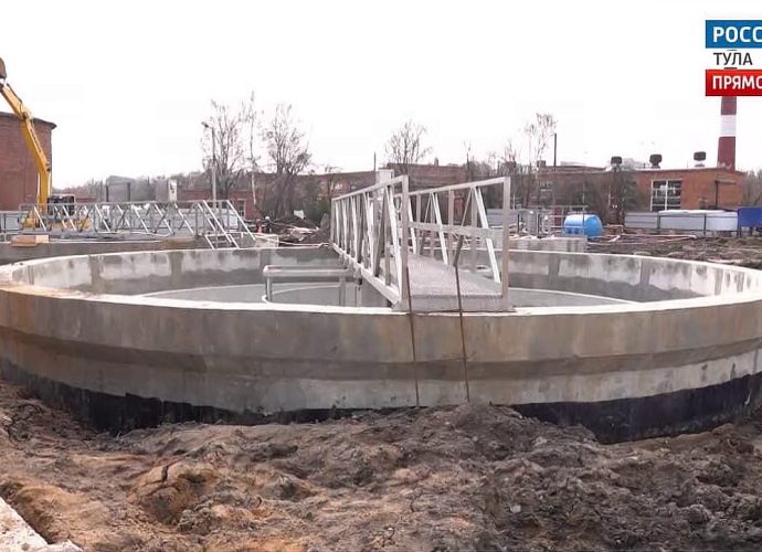Реконструкция очистных в Заречье завершена на 55%