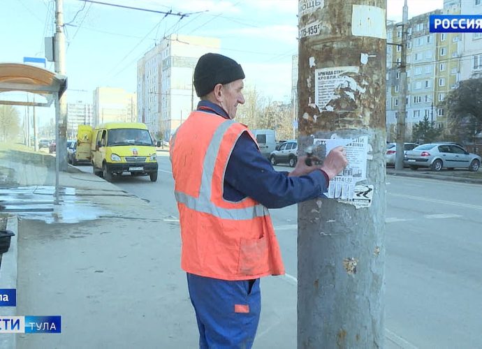 За месяц в Туле приведут в порядок 700 остановок