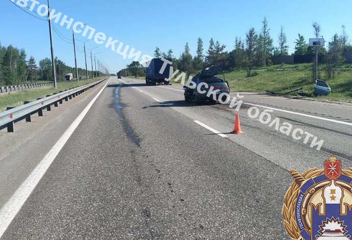На федеральной автомагистрали М-2 «Крым» в Тульской области произошло дорожно-транспортное происшествие с пострадавшим.