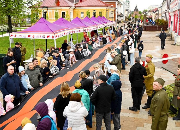 День Победы отметили в историческом центре Тулы