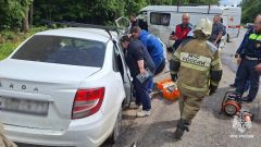 В Кимовском районе 6 человек пострадали при столкновении газели с легковушкой В Кимовском районе 6 человек пострадали при столкновении газели с легковушкой