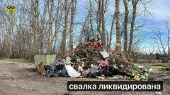 После вмешательства прокуратуры в поселке Куркино убрали стихийную свалку бытовых отходов.