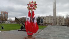 Тулу украсили ко Дню Победы