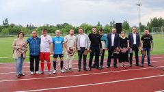 В Киреевске открыли обновлённый стадион «Юность» В Киреевске открыли обновлённый стадион «Юность»