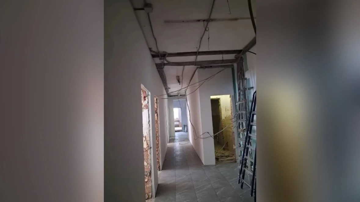 В Волово продолжается капитальный ремонт районного Дома культуры.