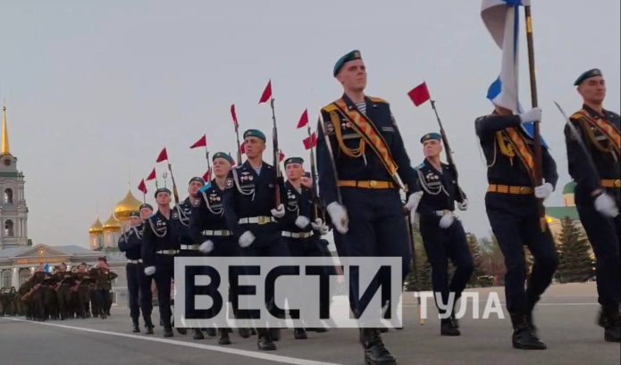 5 мая в Туле на площади Ленина состоялась первая репетиция парада, посвящённого 81-й годовщине Победы.