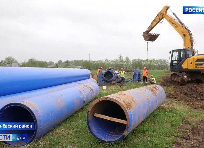 Ремонт участка Медвенско-Осетровский водозабора выполнен на 25%