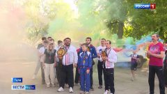 В Туле устроили триумфальную встречу чемпионам мира по рукопашному бою