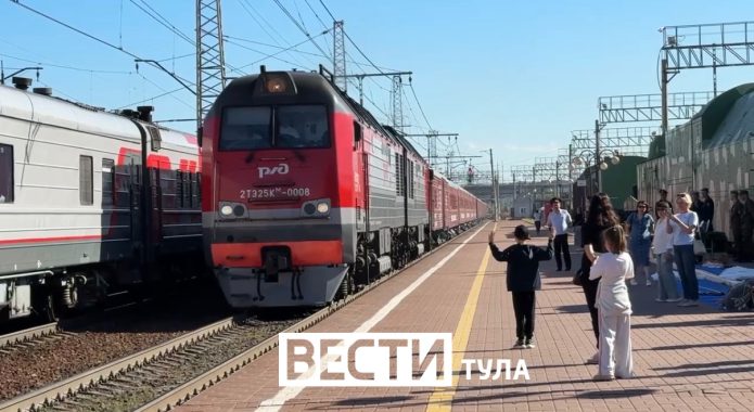 В Тулу прибыл агитационный поезд «Единство в памяти. Сила в подвиге!»