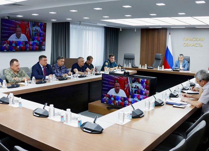 Состоялось внеочередное заседание оперштаба Тульской области